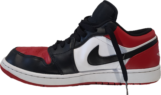Jordan 1 Low Red White Black – Size 12 US