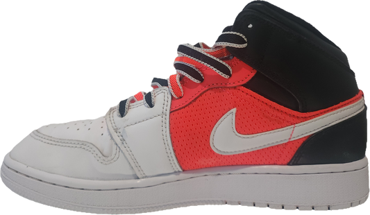 Jordan 1 Mid SE White Black Infrared Size 6Y US